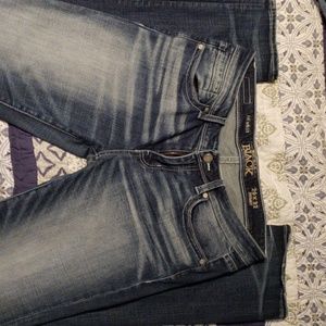 Buckle black jeans